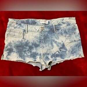 Express Jean Shorts, stretch denim, size 10/30.